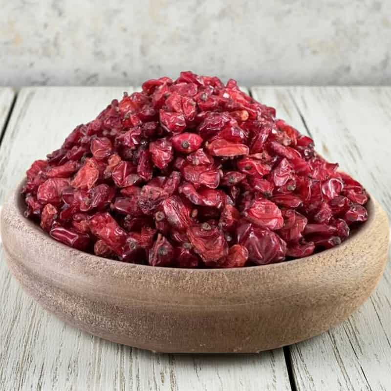 تصویر 4 از زرشک پفکی درجه یک با رنگ طبیعی و درشت